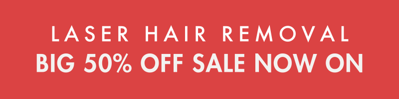 NOVEMBER laser hair removal 50% OFF sale